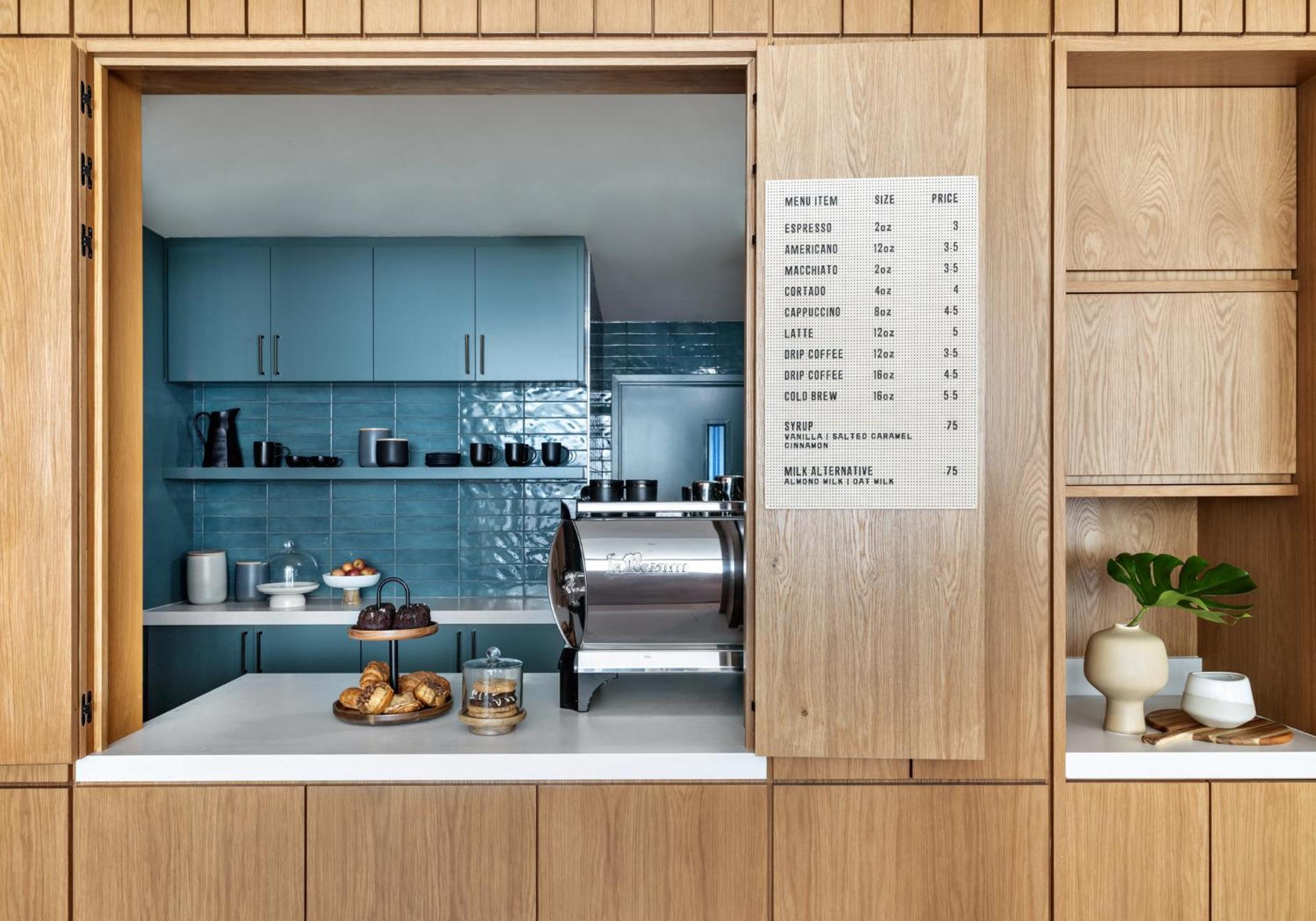 Kimpton Theta New York - Times Square By Ihg Hotel Ngoại thất bức ảnh The coffee bar at the 2018 edition of the London Design Festival